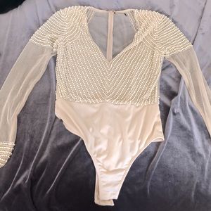 ASOS pearl bodysuit